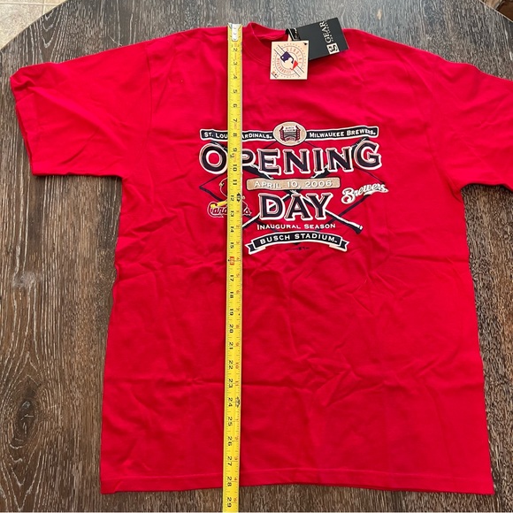 St Louis Cardinals 2006 Busch Stadium Opening Day / Inaugural Season T-Shirt NWT - Picture 5 of 8